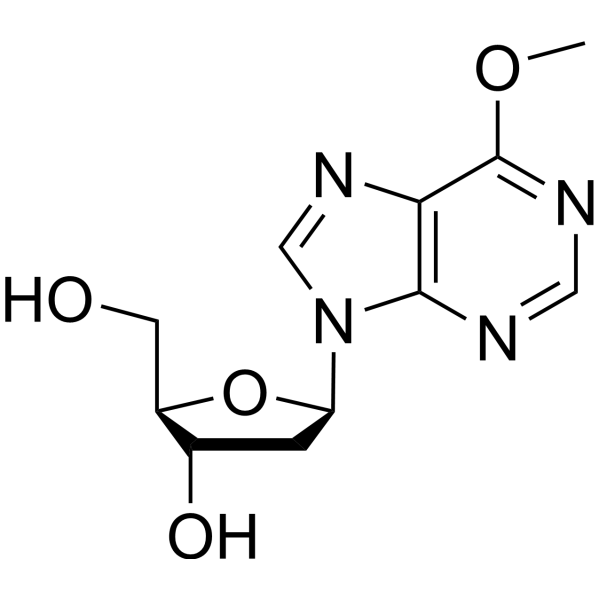 2′-Deoxy-6-O-methylinosine Structure