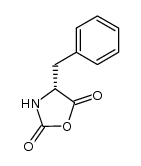 (R)-4-BENZYLOXAZOLIDINE-2,5-DIONE结构式