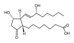 (+)-Prostaglandin E1 structure