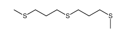 1-methylsulfanyl-3-(3-methylsulfanylpropylsulfanyl)propane结构式