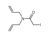N,N-diallyl-2-iodoacetamide结构式