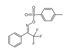 [(Z)-(2,2,2-trifluoro-1-phenylethylidene)amino] 4-methylbenzenesulfonate Structure