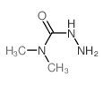 Hydrazinecarboxamide,N,N-dimethyl- Structure