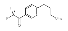 4-丁基-Α,Α,Α-三氟苯乙酮结构式
