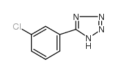 5-(3-氯苯基)-1H-四唑结构式