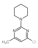 2-(1-哌啶基)-4-氯-6-甲基嘧啶结构式