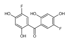 bis(5-fluoro-2,4-dihydroxyphenyl)methanone结构式