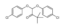 1,1-bis(4-chlorophenoxy)-3,3-dimethylbutan-2-one Structure