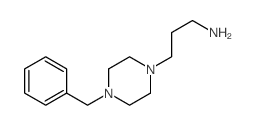 3-(4-苄基哌嗪-1-基)丙-1-胺结构式