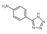5-(4-氨苯基)-2H-四唑结构式