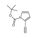 2-乙炔基吡咯-1-甲酸叔丁酯结构式