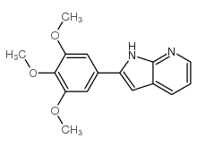 2-(3,4,5-Trimethoxyphenyl)-1H-pyrrolo[2,3-b]pyridine Structure