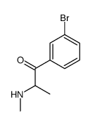 1-(3-bromophenyl)-2-(methylamino)propan-1-one Structure