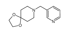 1-[(3-pyridyl)methyl]-4-piperidone ethylene acetal结构式