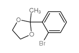 2-(2-溴苯基)-2-甲基-1,3-二氧戊环结构式