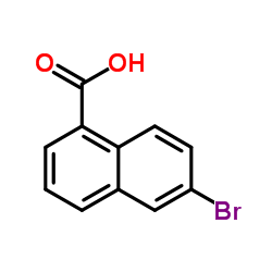 6-溴萘-1-甲酸结构式
