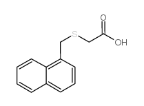 萘基-1-甲基磺基一乙酸结构式