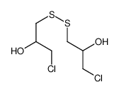 1-chloro-3-[(3-chloro-2-hydroxypropyl)disulfanyl]propan-2-ol结构式