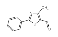4－甲基－2－苯基－1,3－噻唑－5－甲醛结构式
