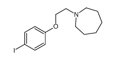 1-[2-(4-iodophenoxy)ethyl]azepane Structure