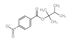 2,3-dimethylbutan-2-yl 4-nitrobenzoate结构式