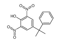 2,6-dinitro-4-(2-phenylpropan-2-yl)phenol结构式