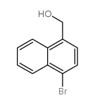 (1-溴萘-4-基)甲醇结构式