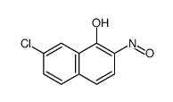7-chloro-2-nitrosonaphthalen-1-ol Structure
