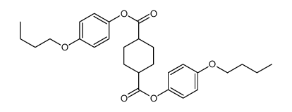 bis(4-butoxyphenyl) cyclohexane-1,4-dicarboxylate Structure