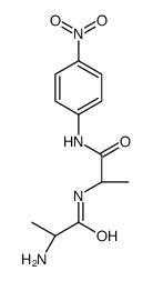 H-Ala-Ala-pNA hydrochloride salt结构式