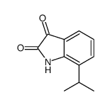 7-异丙基二氢吲哚-2,3-二酮结构式