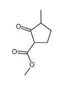 CYCLOPENTANECARBOXYLIC ACID, 3-METHYL-2-OXO-, METHYL ESTER structure