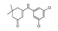 3-(3,5-dichloroanilino)-5,5-dimethylcyclohex-2-en-1-one结构式