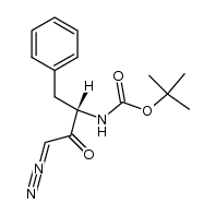 Boc-L-Phe-CHN2结构式