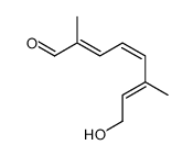 8-hydroxy-2,6-dimethylocta-2,4,6-trienal Structure