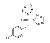 1-[(4-chlorophenoxy)-(1,2,4-triazol-1-yl)phosphoryl]-1,2,4-triazole结构式