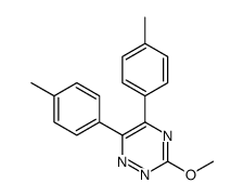 3-methoxy-5,6-bis(4-methylphenyl)-1,2,4-triazine结构式
