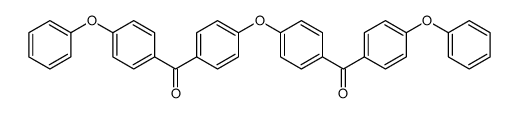 [4-[4-(4-phenoxybenzoyl)phenoxy]phenyl]-(4-phenoxyphenyl)methanone结构式