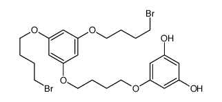 5-[4-[3,5-bis(4-bromobutoxy)phenoxy]butoxy]benzene-1,3-diol结构式