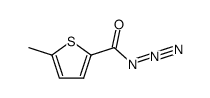 5-methylthiophene-2-carbonyl azide结构式