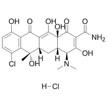盐酸金霉素结构式