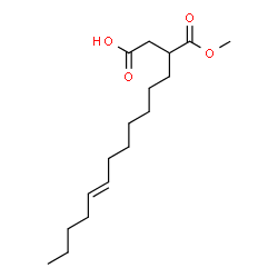 methyl hydrogen 2-dodecenylsuccinate结构式
