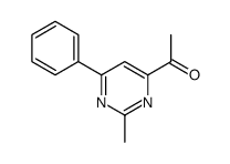 1-(2-methyl-6-phenylpyrimidin-4-yl)ethanone Structure