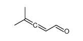 4-methylpenta-2,3-dienal结构式