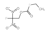 Carbonothioic acid,S-ethyl O-(2-fluoro-2,2-dinitroethyl) ester结构式