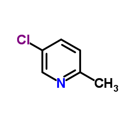 5-氯-2-甲基吡啶结构式
