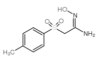 N'-羟基-2-[[(4-甲基苯基)磺酰基]乙酰胺基酰胺结构式