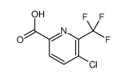 5-Chloro-6-trifluoromethyl-pyridine-2-carboxylic acid结构式