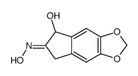 2-isonitroso-5,6-(methylenedioxy)-1-indanol结构式