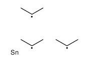 tri(propan-2-yl)stannane Structure